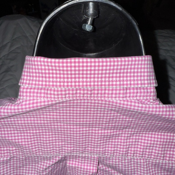 Lauren Ralph Lauren Slim Fit Gingham Stretch Oxford Shirt - Picture 6 of 10